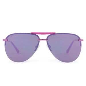 DIFF CHARITABLE EYEWEAR SUNGLASSES TAHOE - PINK RUSH